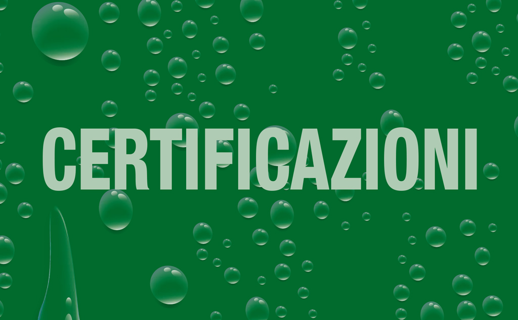 Certificazioni Catalogo 2019 | DEPURTECNICA