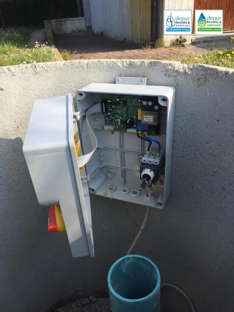 Installazione nuovo quadro elettrico di comando pompa pozzo Gavassa