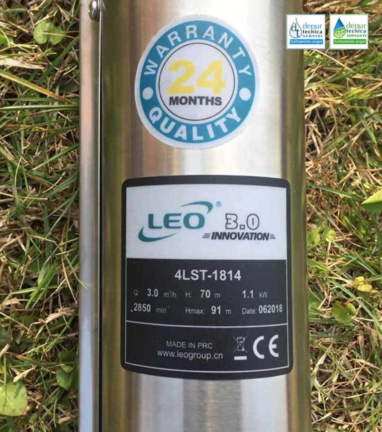 Nuova pompa sommersa pozzo