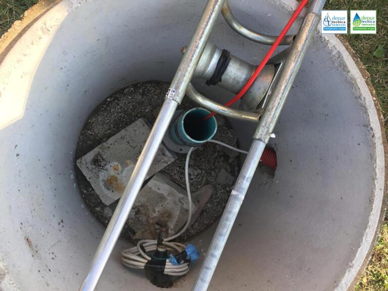 Videoispezione pompa pozzo attraverso la camicia della pompa