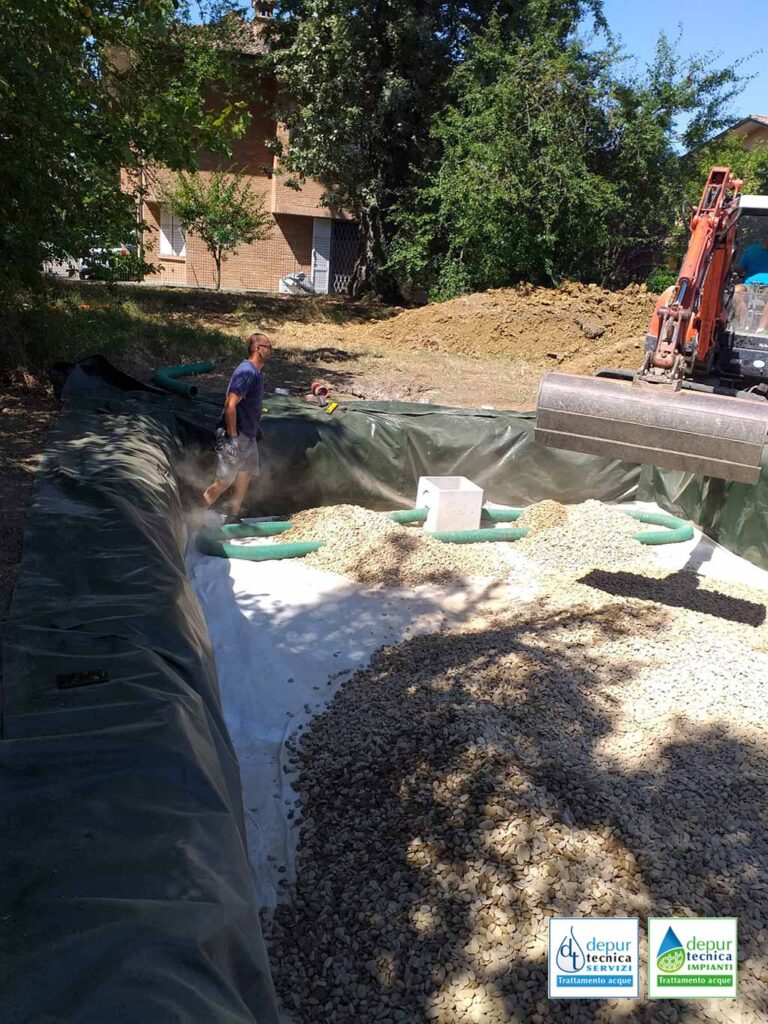 Impianto di Fitodepurazione Vegetale ad Albinea, Reggio Emilia | DEPURTECNICA