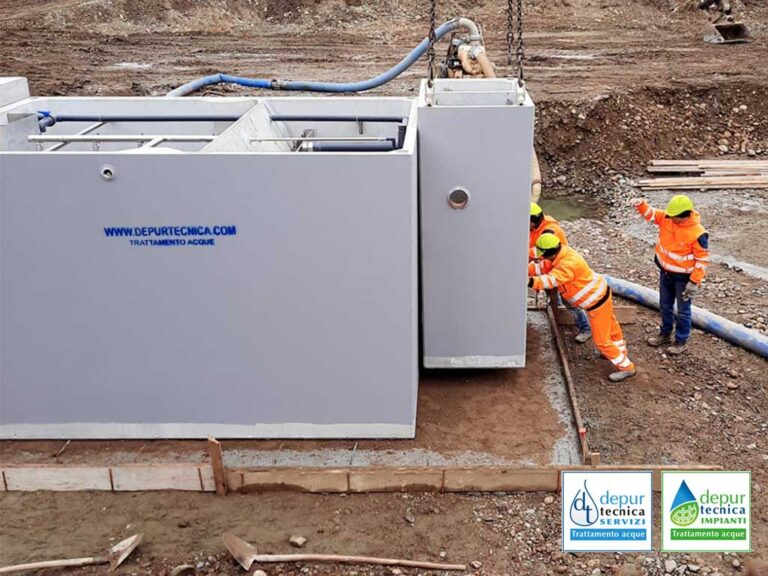 Installazione di un Impianto di Depurazione a Fanghi Attivi | DEPURTECNICA