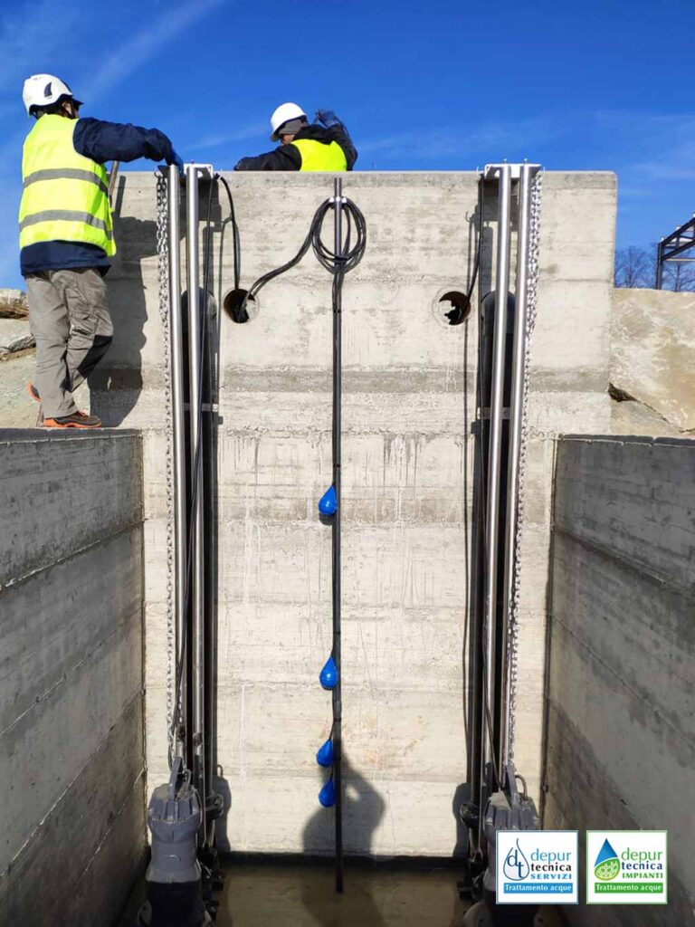 Sistema di Sollevamento di Acque Reflue e Meteoriche a Settimo Torinese | DEPURTECNICA