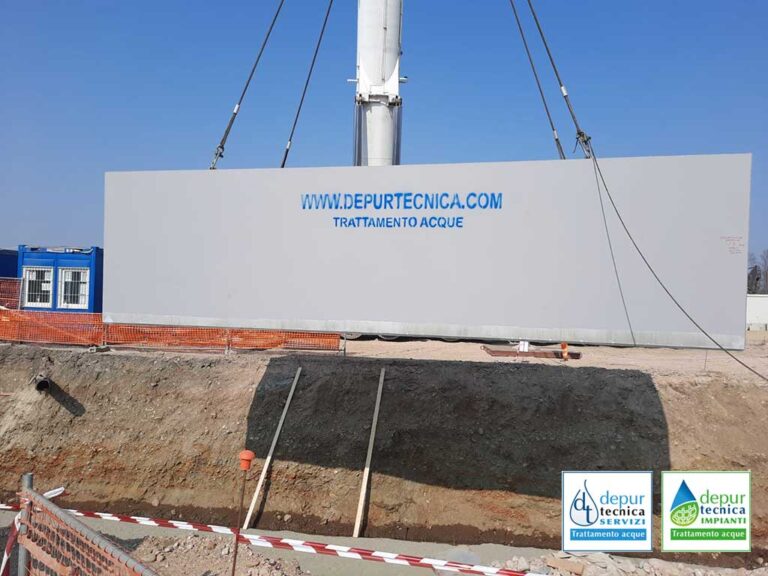 Vasca di Raccolta per il Riutilizzo di Acque Piovane a Settimo Torinese | DEPURTECNICA