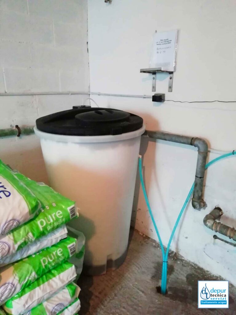 Vasca Sale Addolcitore Condominiale Depurtecnica Trattamento Acque Reflue e Primarie Industriali Civili Domestiche