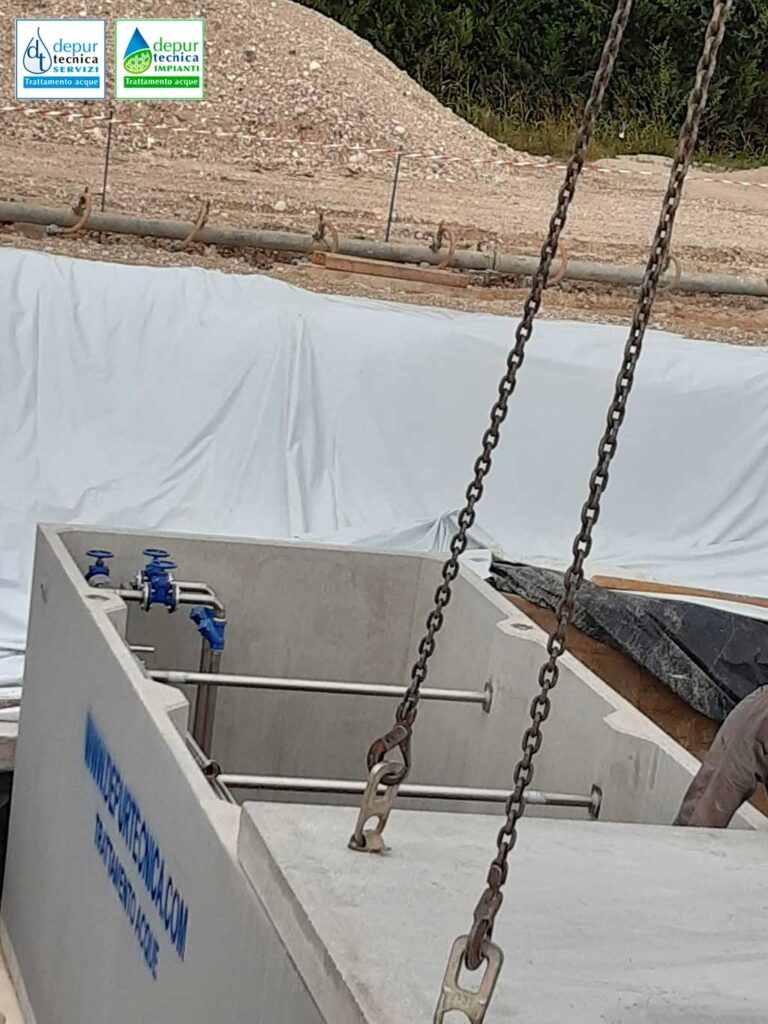 Allestimento Interno con Vasca d’Accumulo a Gazzuolo (Mantova) | DEPURTECNICA