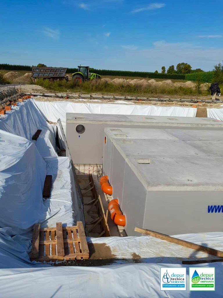 Impianto con Collegamento Idraulico installato a Gazzuolo (Mantova) | DEPURTECNICA