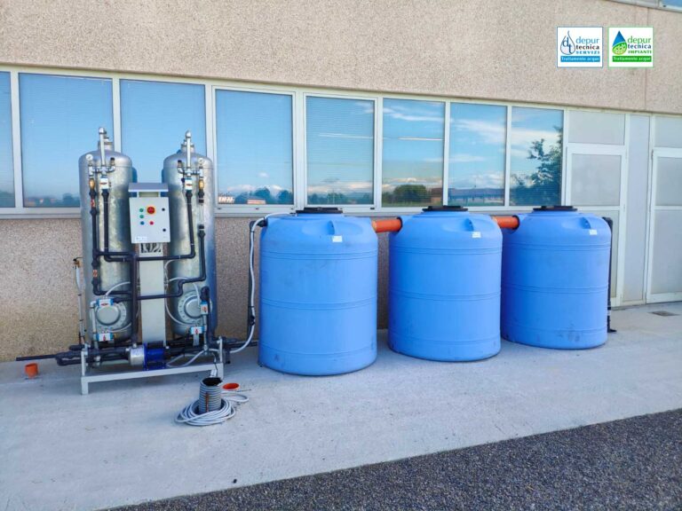 Impianto per il Trattamento di Acque Reflue provenienti dal Lavaggio di Distributori Automatici di Bevande Calde | DEPURTECNICA