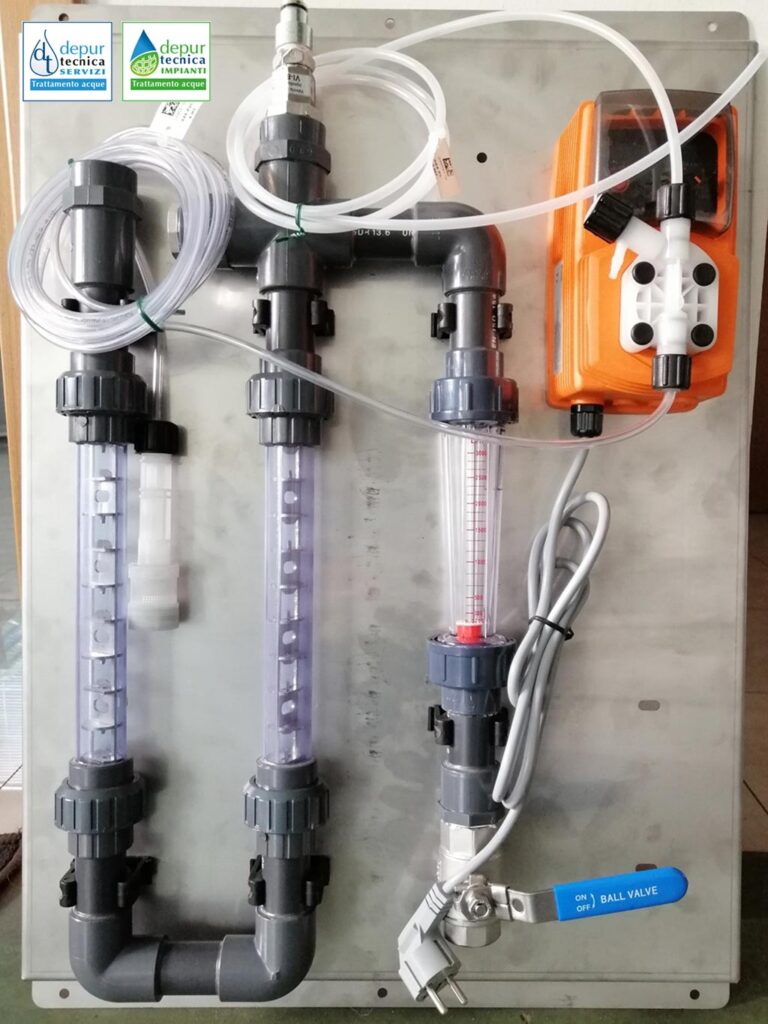 Dosaggio polielettrolita per impianto trattamento acque | DEPURTECNICA