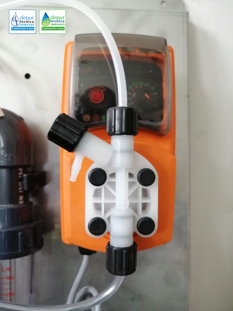 Dosaggio polielettrolita per impianto trattamento acque | DEPURTECNICA