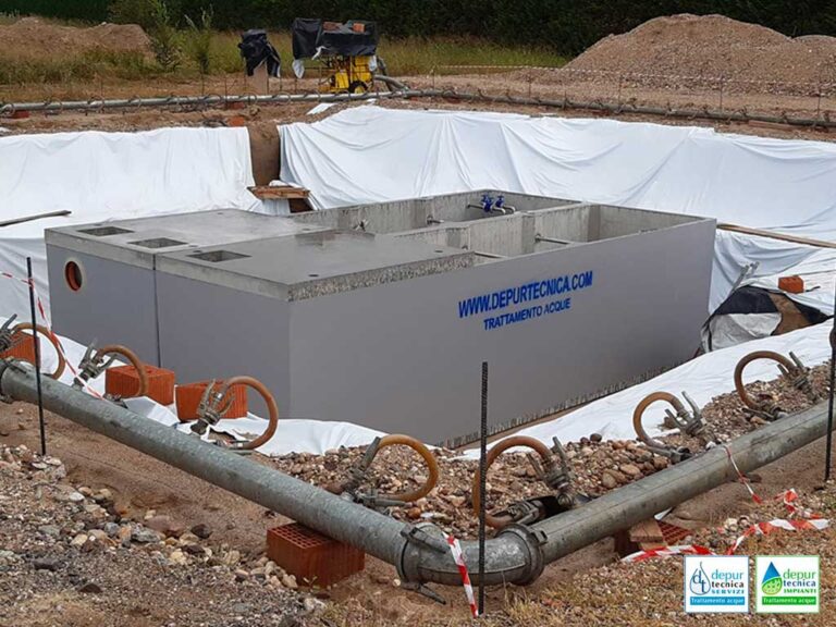 Installazione Vasca d’accumulo a Gazzuolo (Mantova) | DEPURTECNICA
