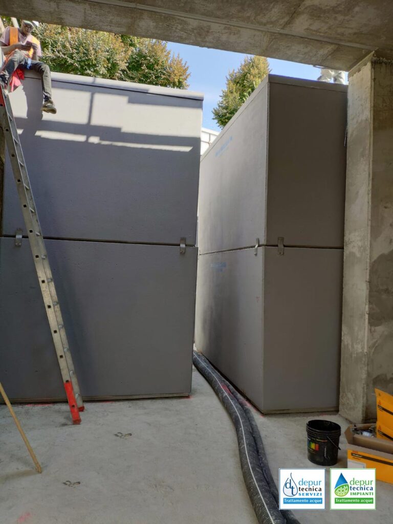Vasche Raccolta Acque Reflue Domestiche Altezza 4 Metri, Firenze | DEPURTECNICA