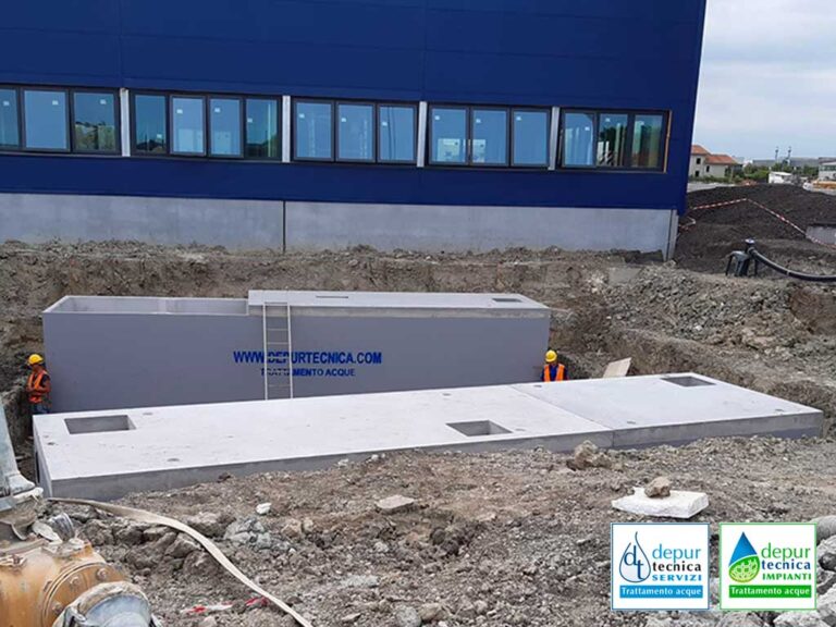 Installazione Disoleatore per l’Accumulo di Acque Prima Pioggia a Sala Bolognese - Bologna | DEPURTECNICA