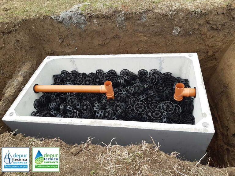 Installazione impianto filtro percolatore anaerobico in un cantiere a Parma | DEPURTECNICA