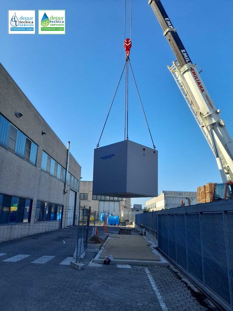 Installazione vasche impianto a fanghi attivi per il trattamento di acque reflue | DEPURTECNICA