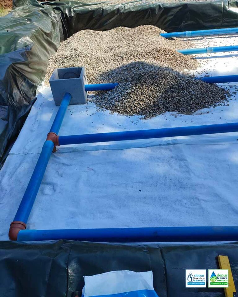 Dettaglio della Chiusura con Pezzature di Ghiaia | DEPURTECNICA