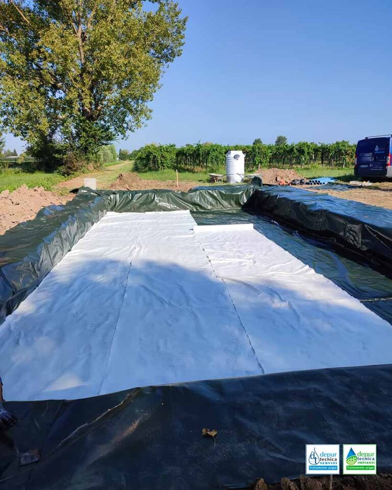 Geomembrana dell’Impianto di Fitodepurazione | DEPURTECNICA