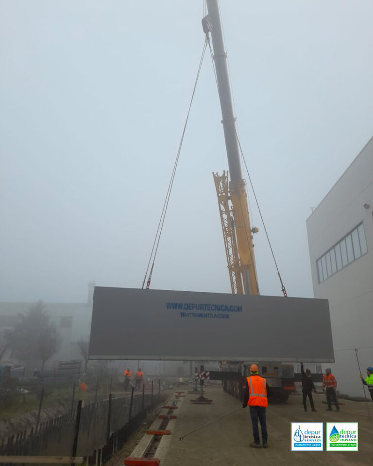 Posa dell’Impianto a Sedimentazione a Reggio Emilia | DEPURTECNICA