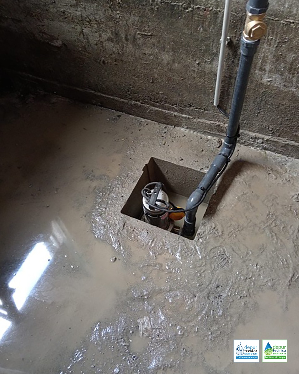Pompa sommersa condominio Reggio Emilia | DEPURTECNICA