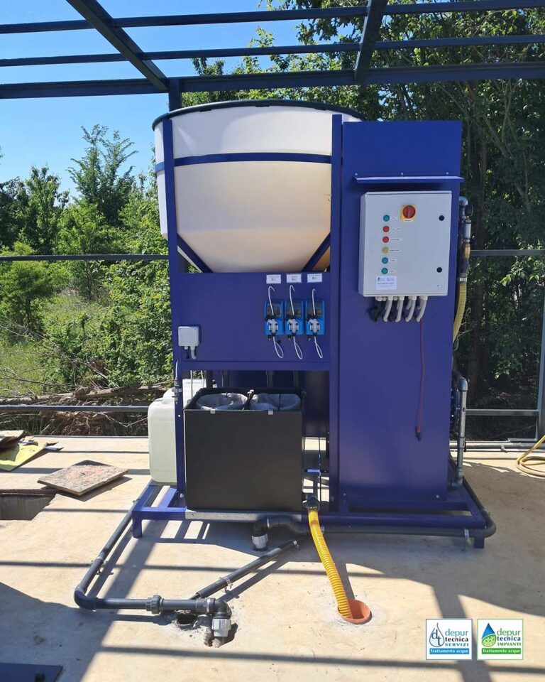Installazione Impianto Chimico-Fisico per Trattamento Acque Reflue | DEPURTECNICA
